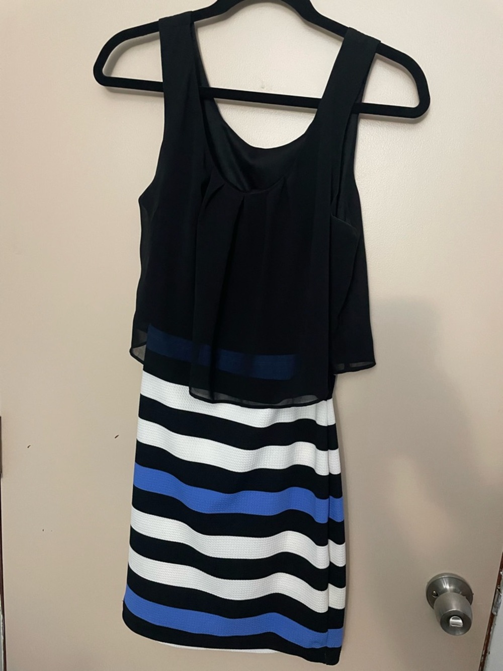 Black Dress w/ Stripes